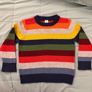 Gap Kids Colorful Rainbow Striped Sweater
